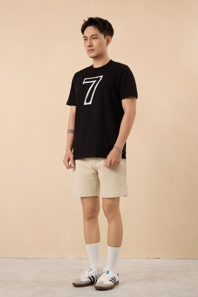  Quần Short Nam Kaki Trơn Form Slimfit 2303022-12-Str 