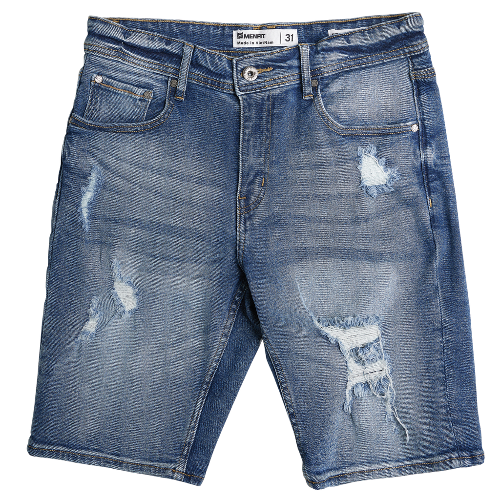  Quần Short Jean Rách Form Regular 2307006 