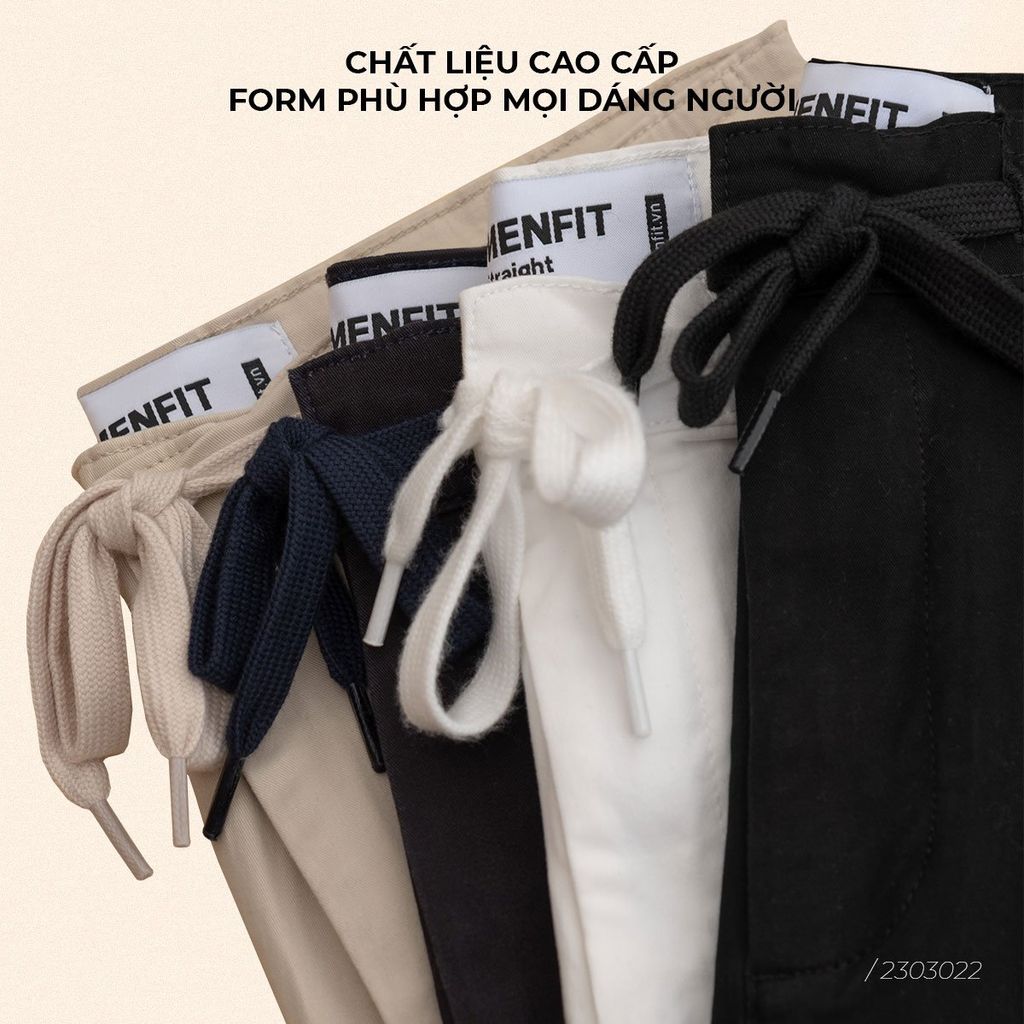  Quần Short Nam Kaki Trơn Form Slimfit 2303022-12-Str 