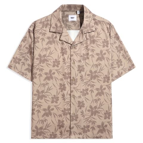  Áo Sơ Mi Tay Ngắn Cotton In Form Oversize 2409009 
