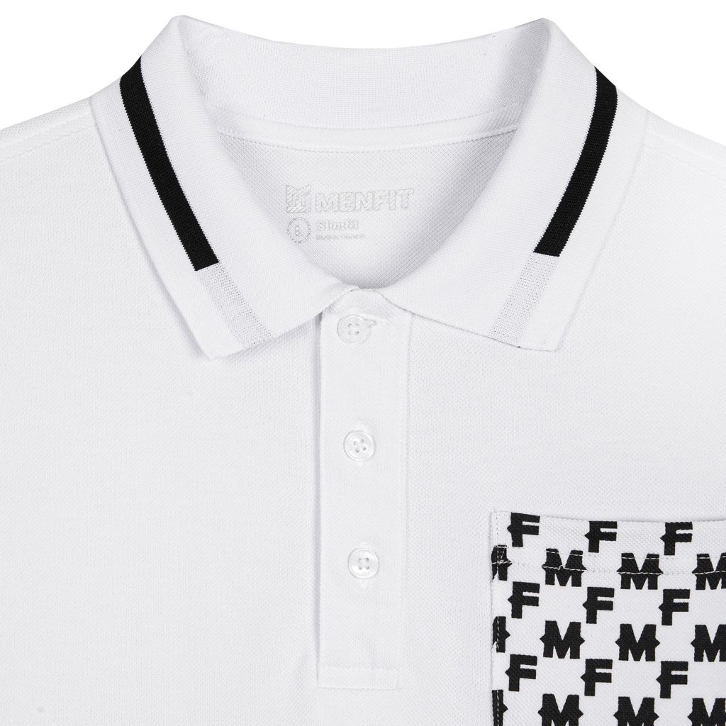  Áo Polo Nam Cotton Có Túi Form Slim Fit 2209004 