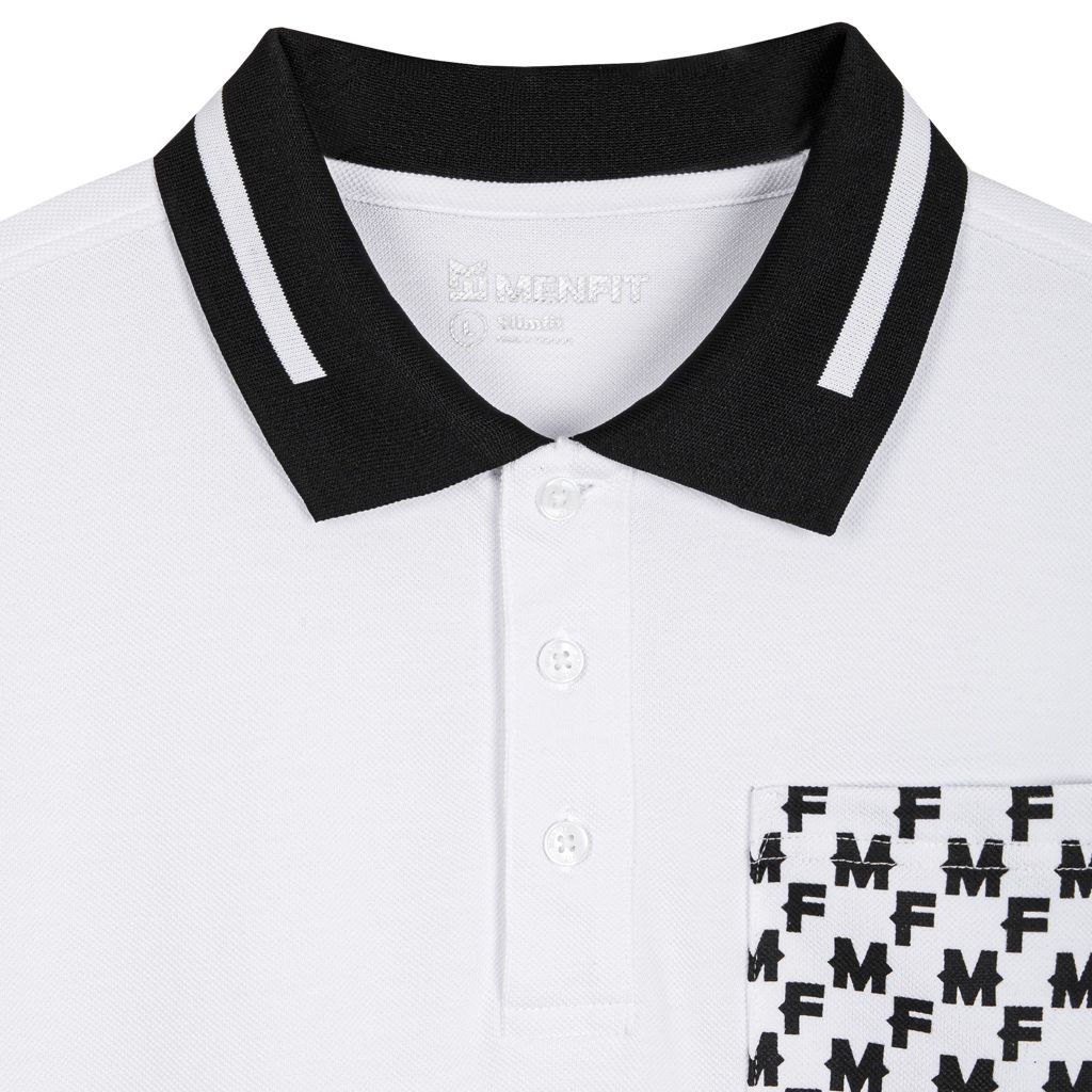  Áo Polo Nam Cotton Có Túi Form Slim Fit 2209004 