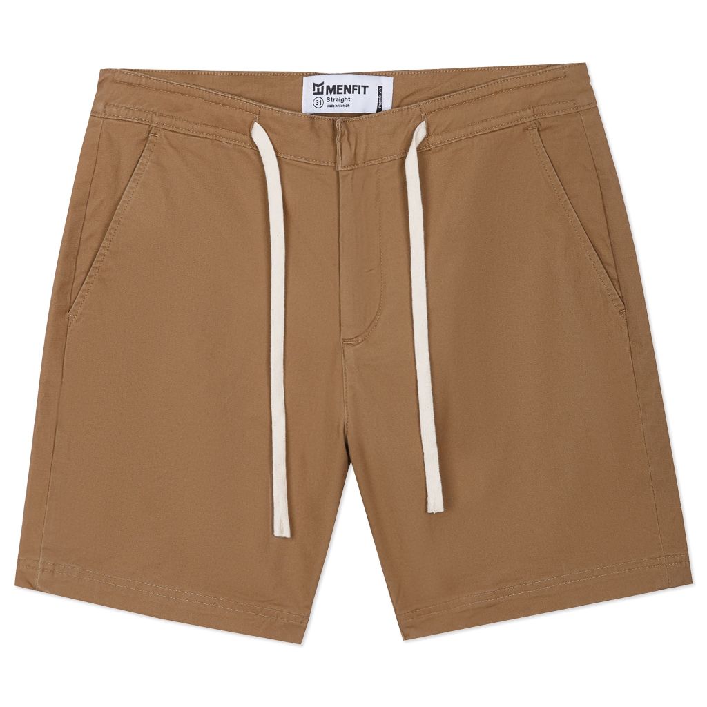  Quần Short Nam Kaki Trơn Form Slimfit 2303022-12-Str 