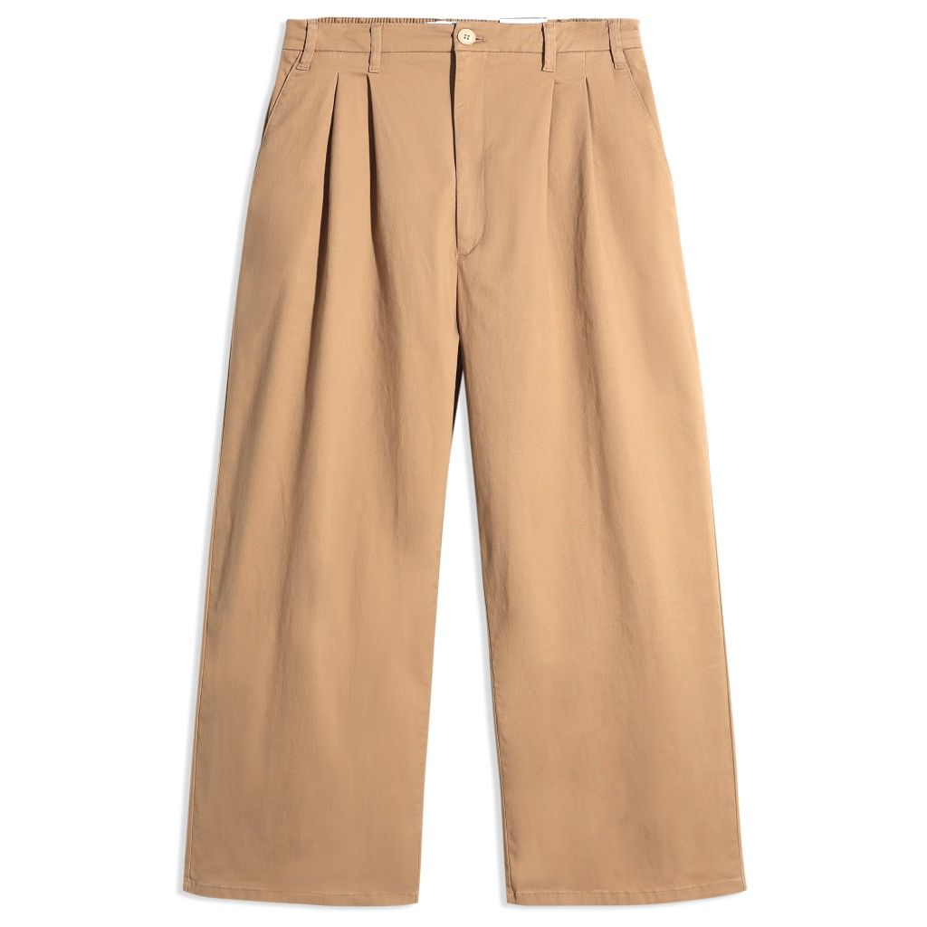  Quần Khaki Nam Trơn Ống Rộng Form Wide Leg 2401022 