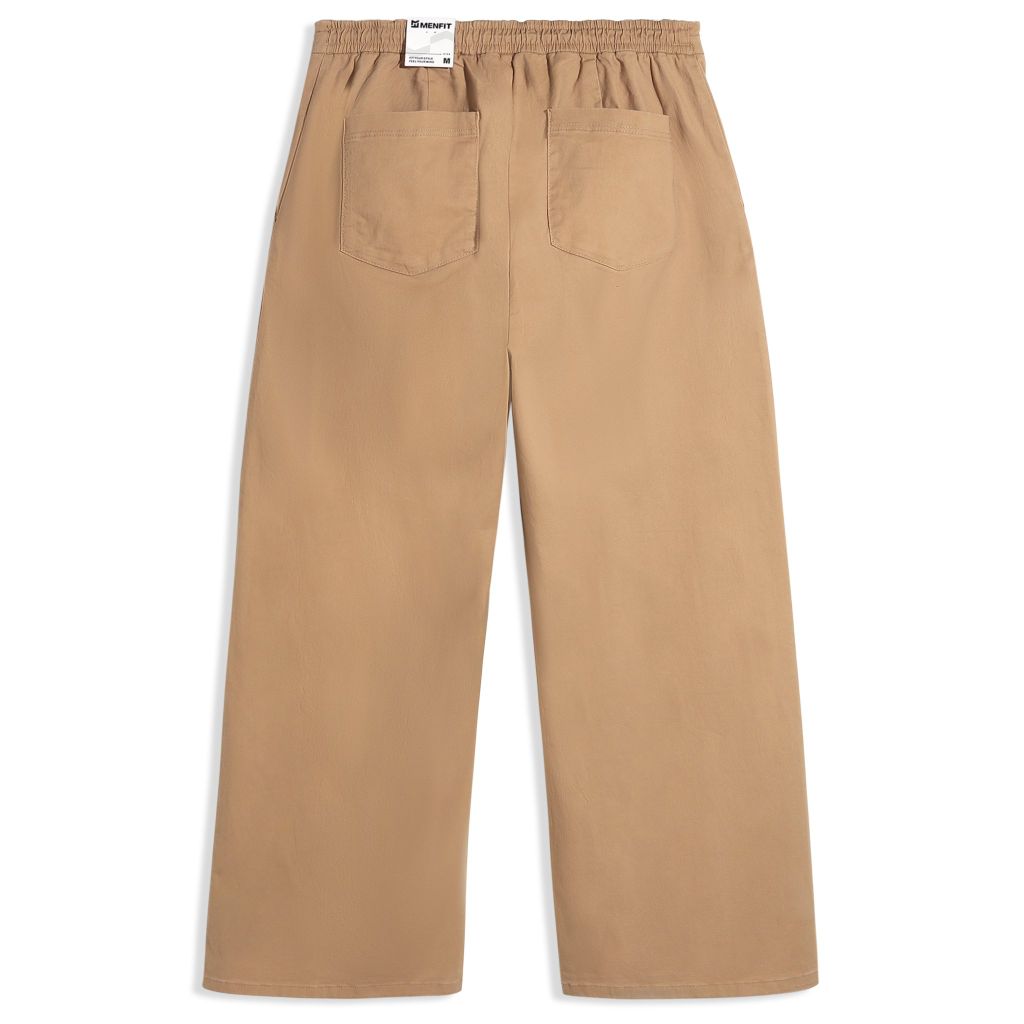  Quần Khaki Nam Trơn Ống Rộng Form Wide Leg 2401022 