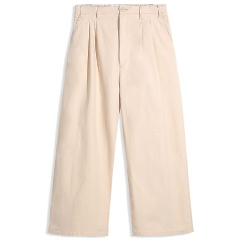 Quần Khaki Nam Trơn Ống Rộng Form Wide Leg 2401022