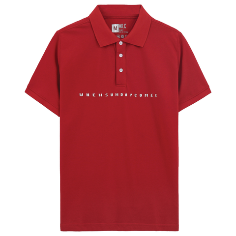 Áo Polo Nam Cotton In Chữ Form Slim Fit 2202055