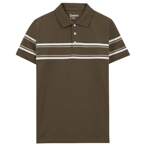 Áo Polo Nam Cotton Họa Tiết Form Slimfit 2210007-TP