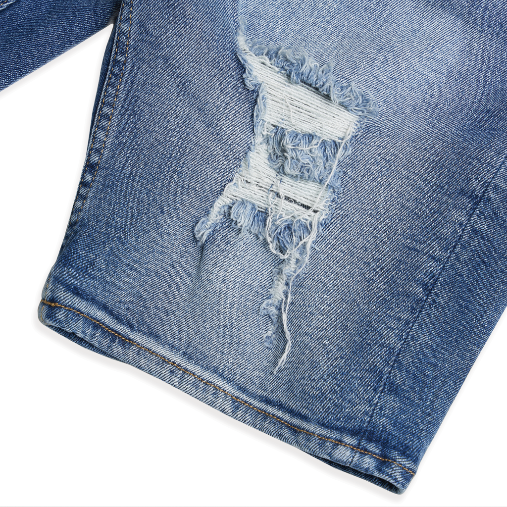  Quần Short Jean Rách Form Regular 2307006 