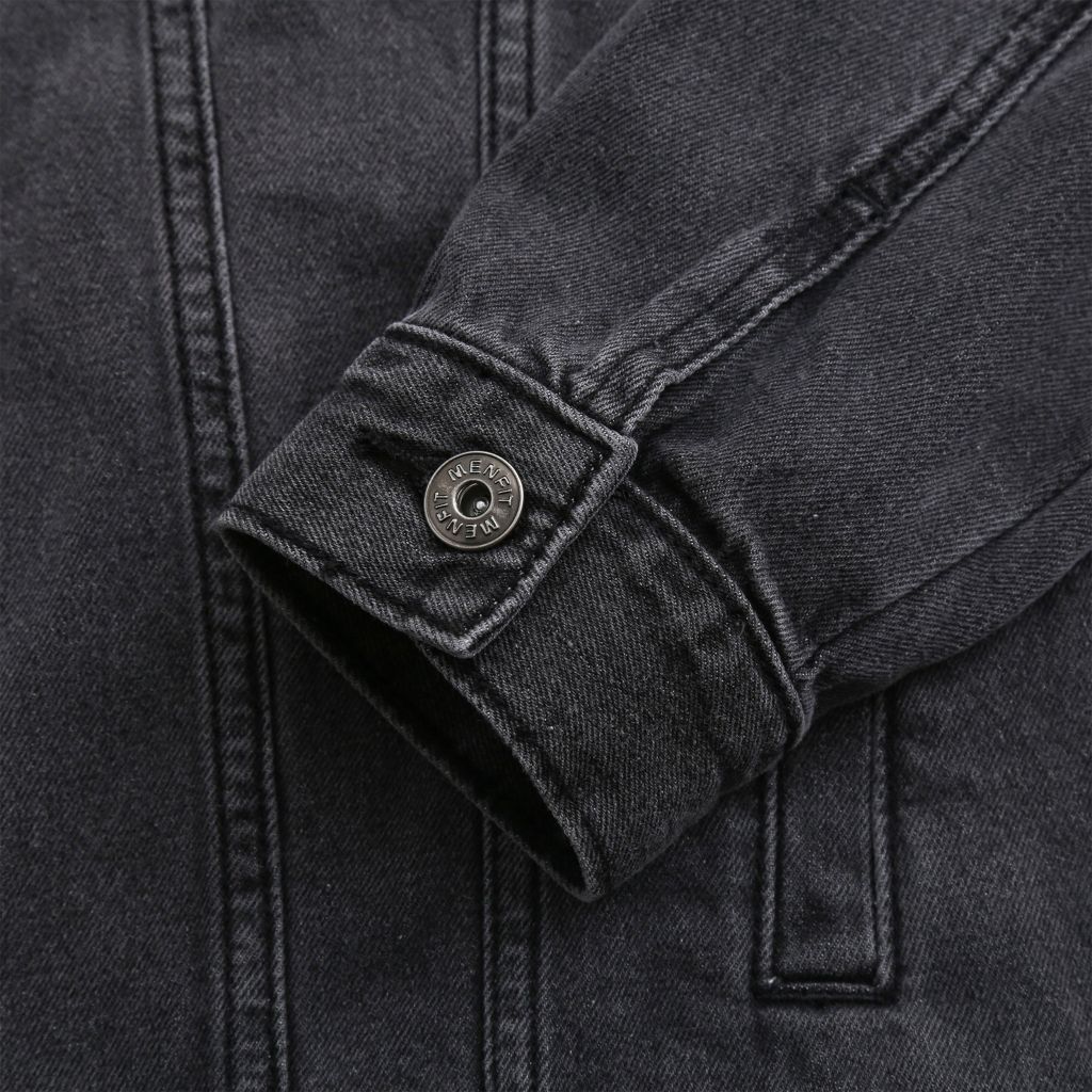  Áo Khoác Jean Nam Denim Trơn Form Regular 305C-NL 