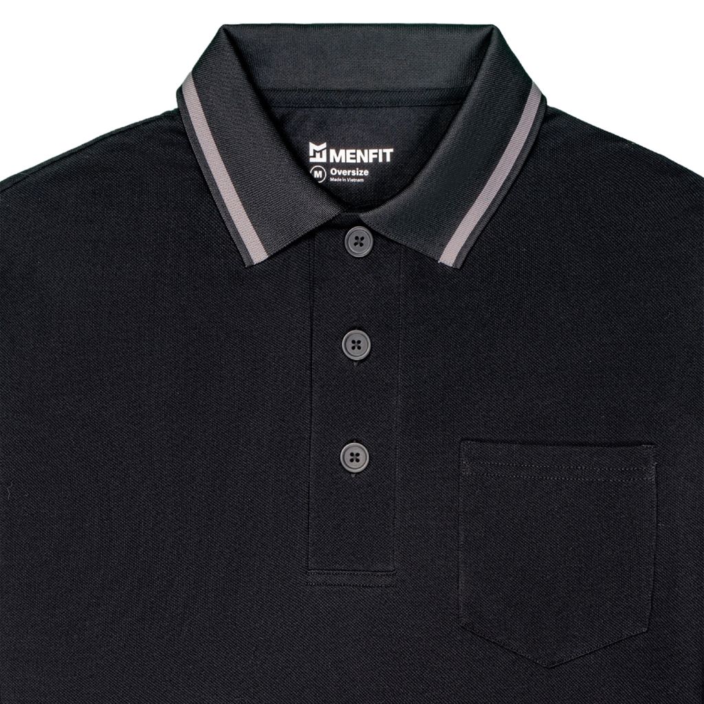  Áo Polo Nam Cotton Trơn Form Oversize 2209002 