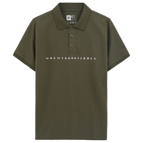 Áo Polo Nam Cotton In Chữ Form Slim Fit 2202055