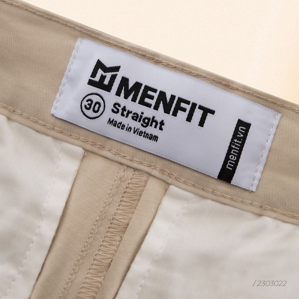  Quần Short Nam Kaki Trơn Form Slimfit 2303022-12-Str 