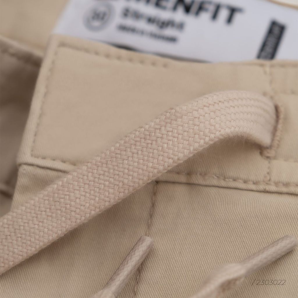  Quần Short Nam Kaki Trơn Form Slimfit 2303022-12-Str 