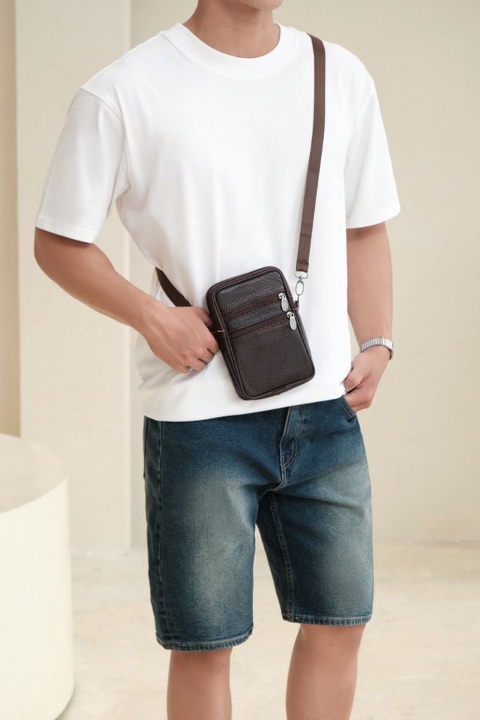  Áo Thun Nam Cotton Trơn Basic Form Oversize 2405051 