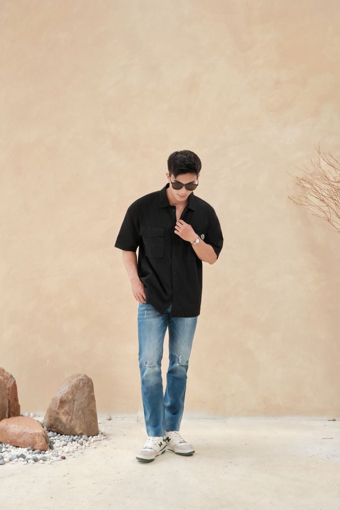  Áo Sơ Mi Tay Ngắn Cotton 2405057 