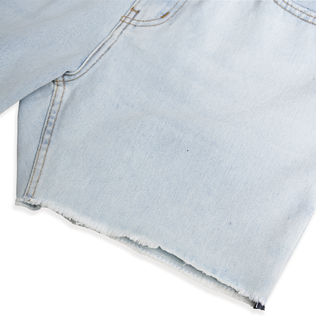  Quần Short Jean Rách Form Regular Fit 2311018 