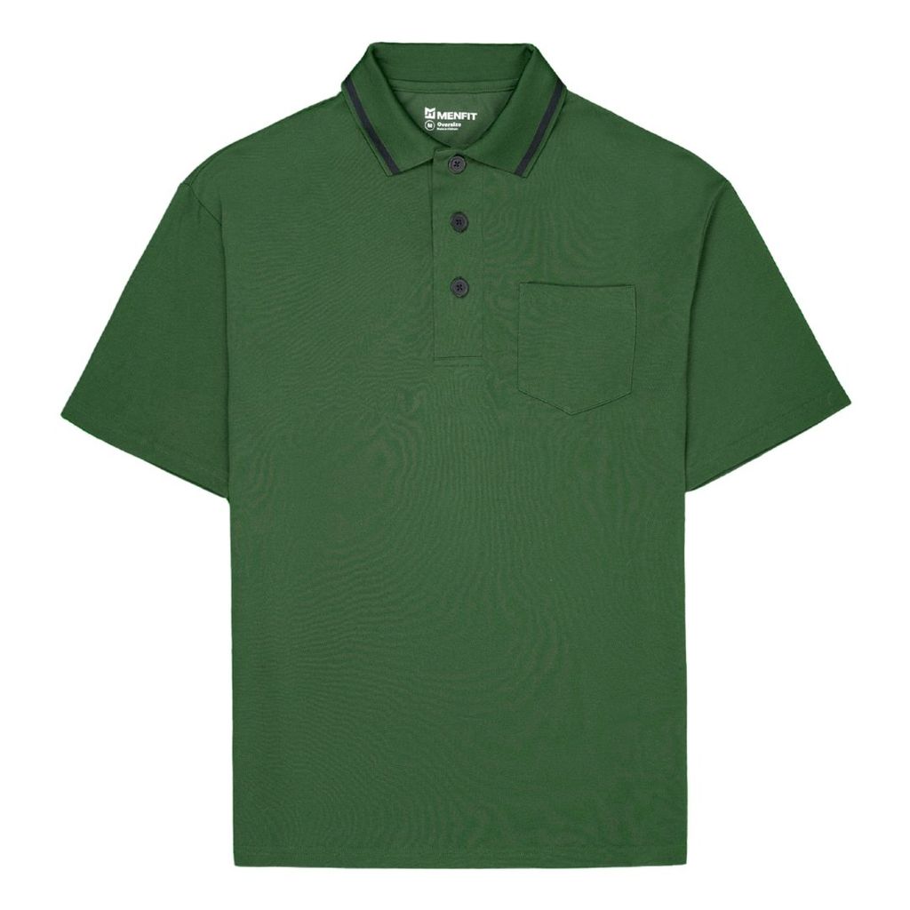 Áo Polo Nam Cotton Trơn Form Oversize 2209002 
