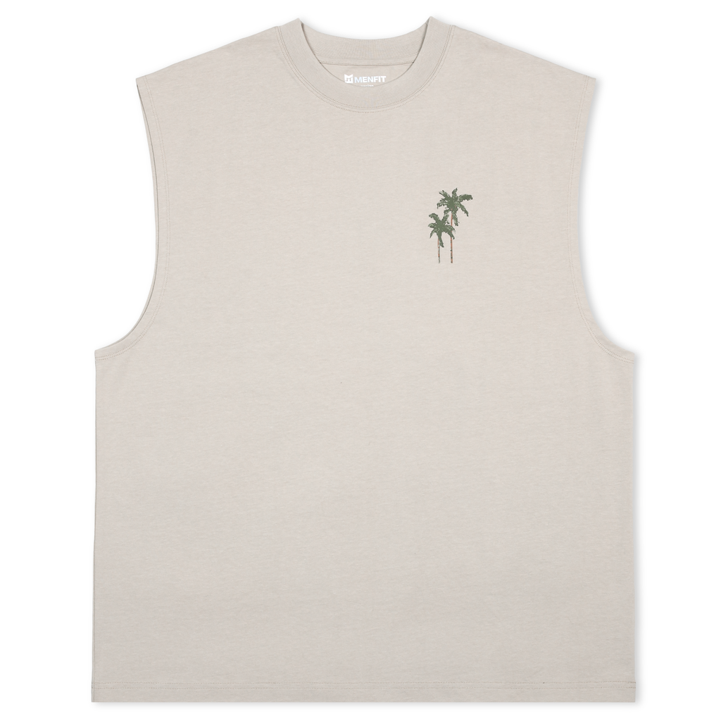  Áo Ba lỗ Nam Cotton In Form Oversize 2310043 
