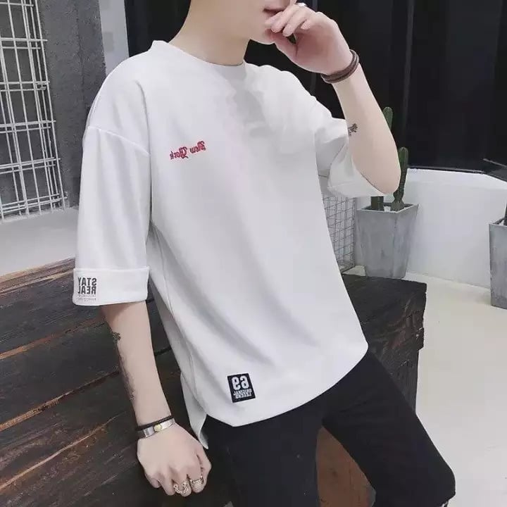 Áo phông nam đẹp tay lỡ form rộng
