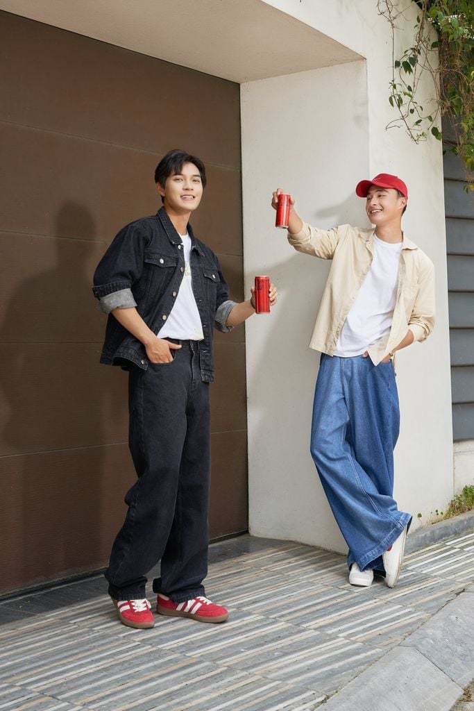  Quần Jean Nam Trơn Ống Rộng Form Wide Leg 2402006 