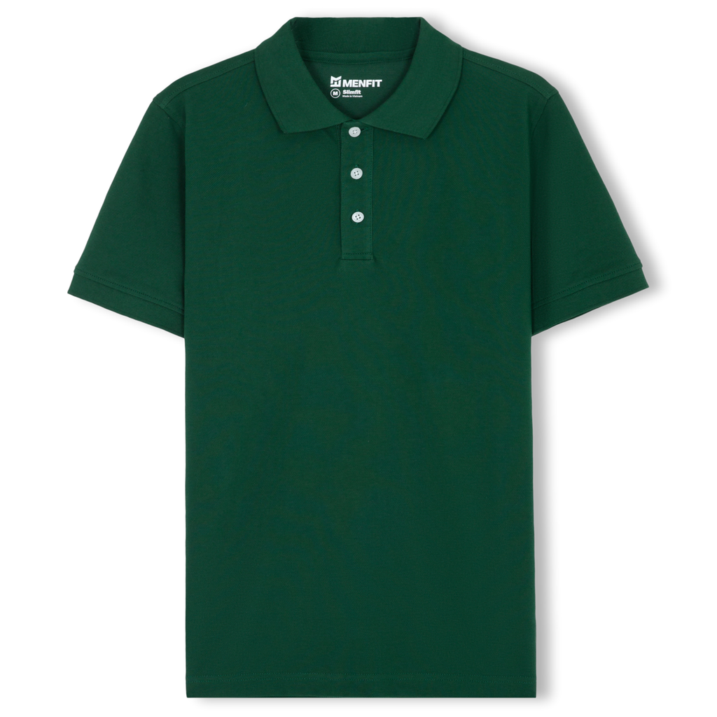  Áo Polo Nam Cotton Trơn Form Slim Fit 2312011 