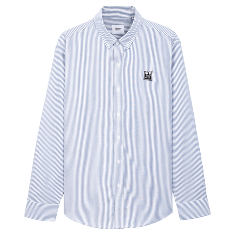 Áo Sơ Mi Tay Dài Cotton Sọc Màu Form Regular 2310010