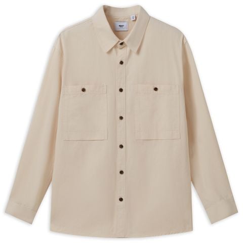 Áo Sơ Mi Tay Dài Cotton Hai Túi 2312021