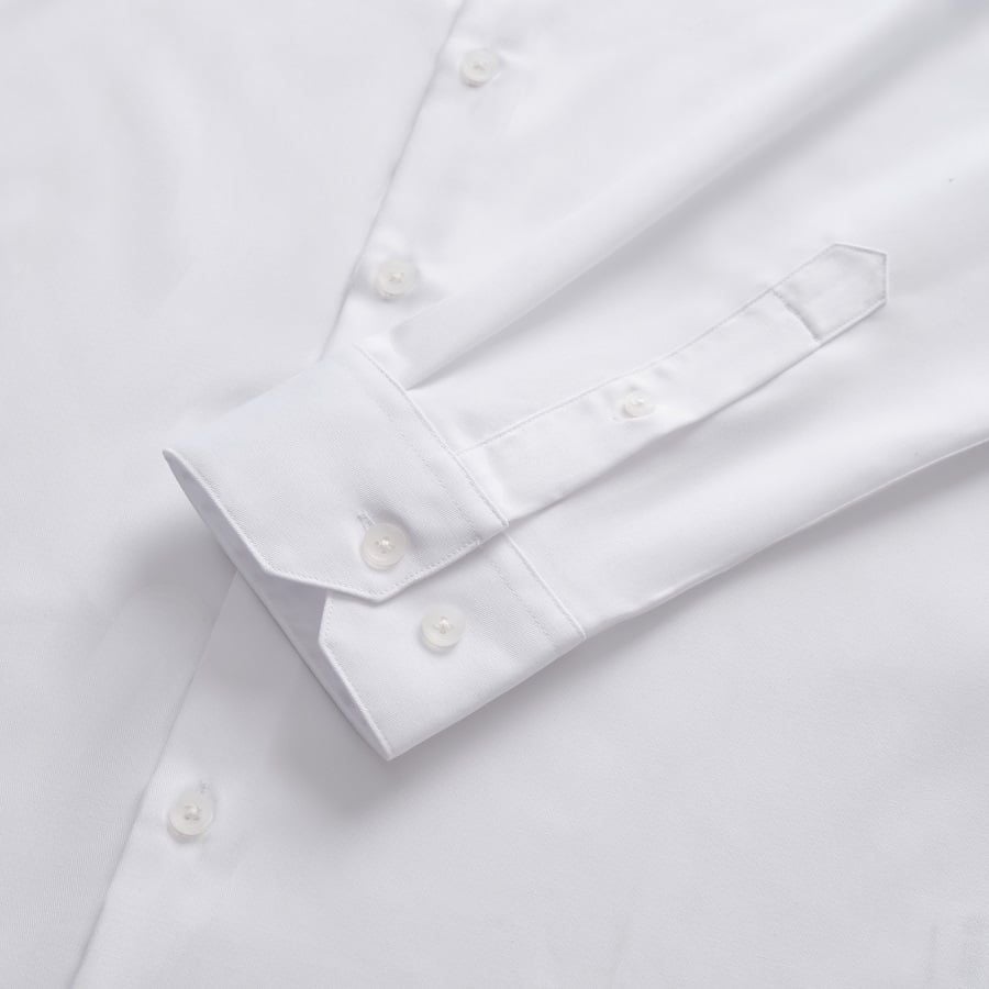  Áo Sơ Mi Tay Dài Cotton Cổ Nhọn Form Slim Fit 2311026 