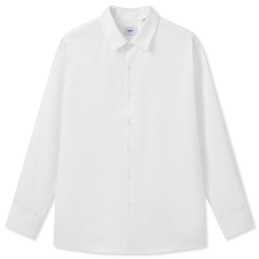  Áo Sơ Mi Tay Dài Cotton Cổ Nhọn Form Slim Fit 2311026 