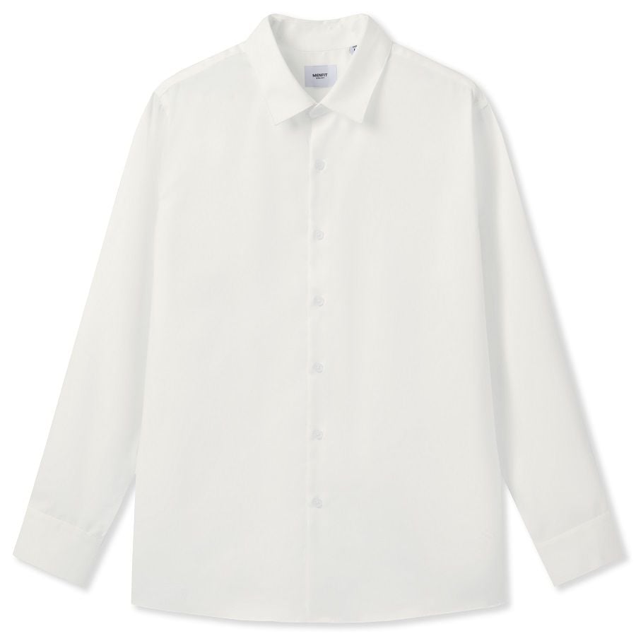  Áo Sơ Mi Tay Dài Cotton Cổ Nhọn Form Slim Fit 2311026 