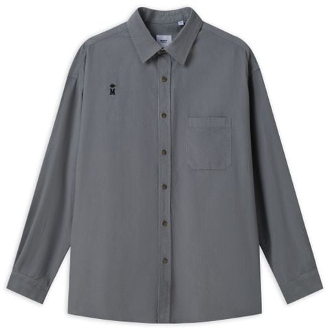 Áo Sơ Mi Tay Dài Nhung Wash Form Oversize 2311001