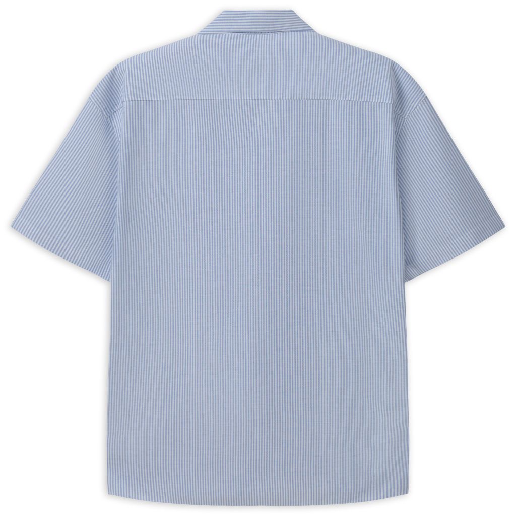 Áo Sơ Mi Tay Ngắn Cotton Sọc Dọc Form Oversize 2310042 