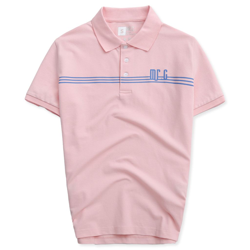  Áo Polo Nam Cotton Họa Tiết Form Slimfit 2204002- AT 