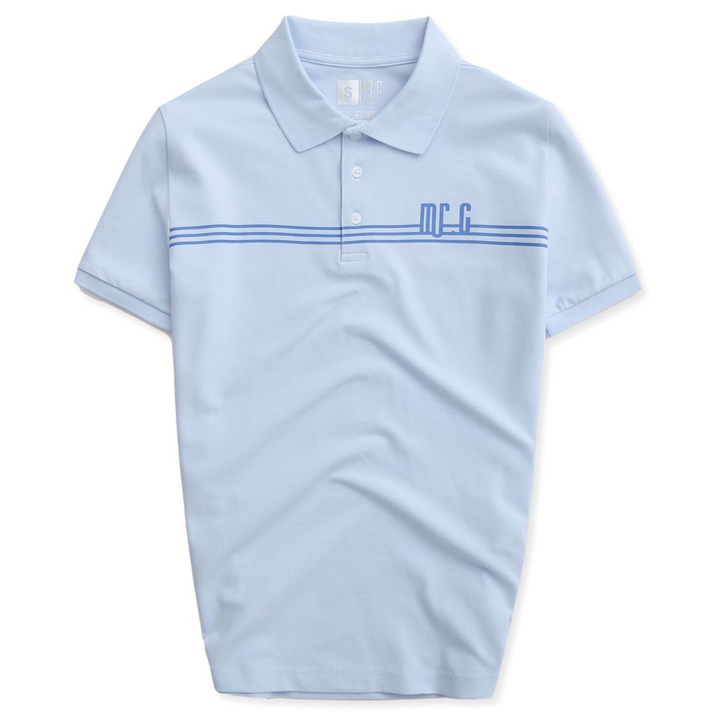  Áo Polo Nam Cotton Họa Tiết Form Slimfit 2204002- AT 