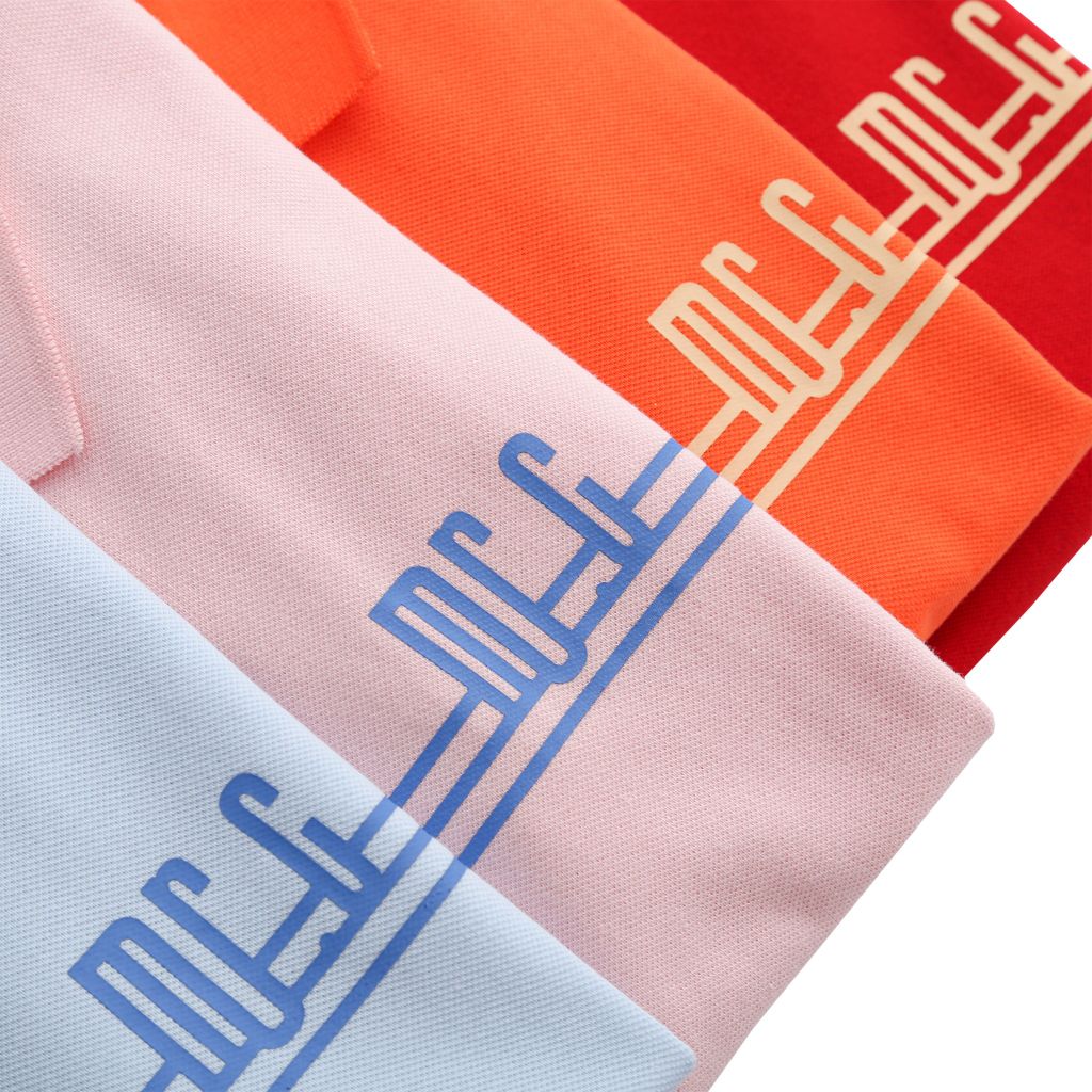  Áo Polo Nam Cotton Họa Tiết Form Slimfit 2204002- AT 