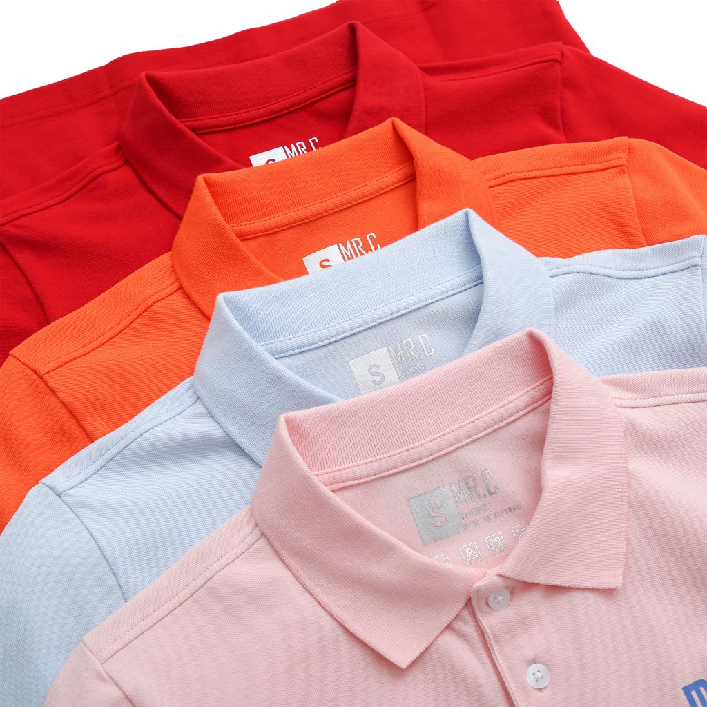  Áo Polo Nam Cotton Họa Tiết Form Slimfit 2204002- AT 