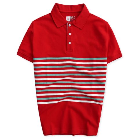 Áo Polo Nam Cotton Họa Tiết Form Slimfit 2204005-AT