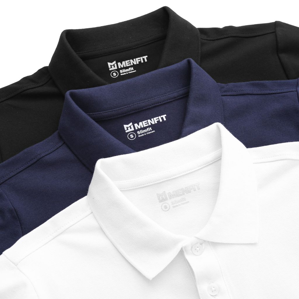  Áo Polo Nam Cotton Họa Tiết Form Slimfit 2208010-AP 