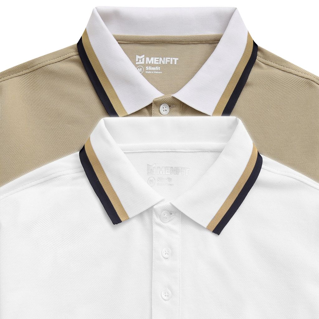 Áo Polo Nam Cotton Trơn Form Slimfit - 2209006-TP 