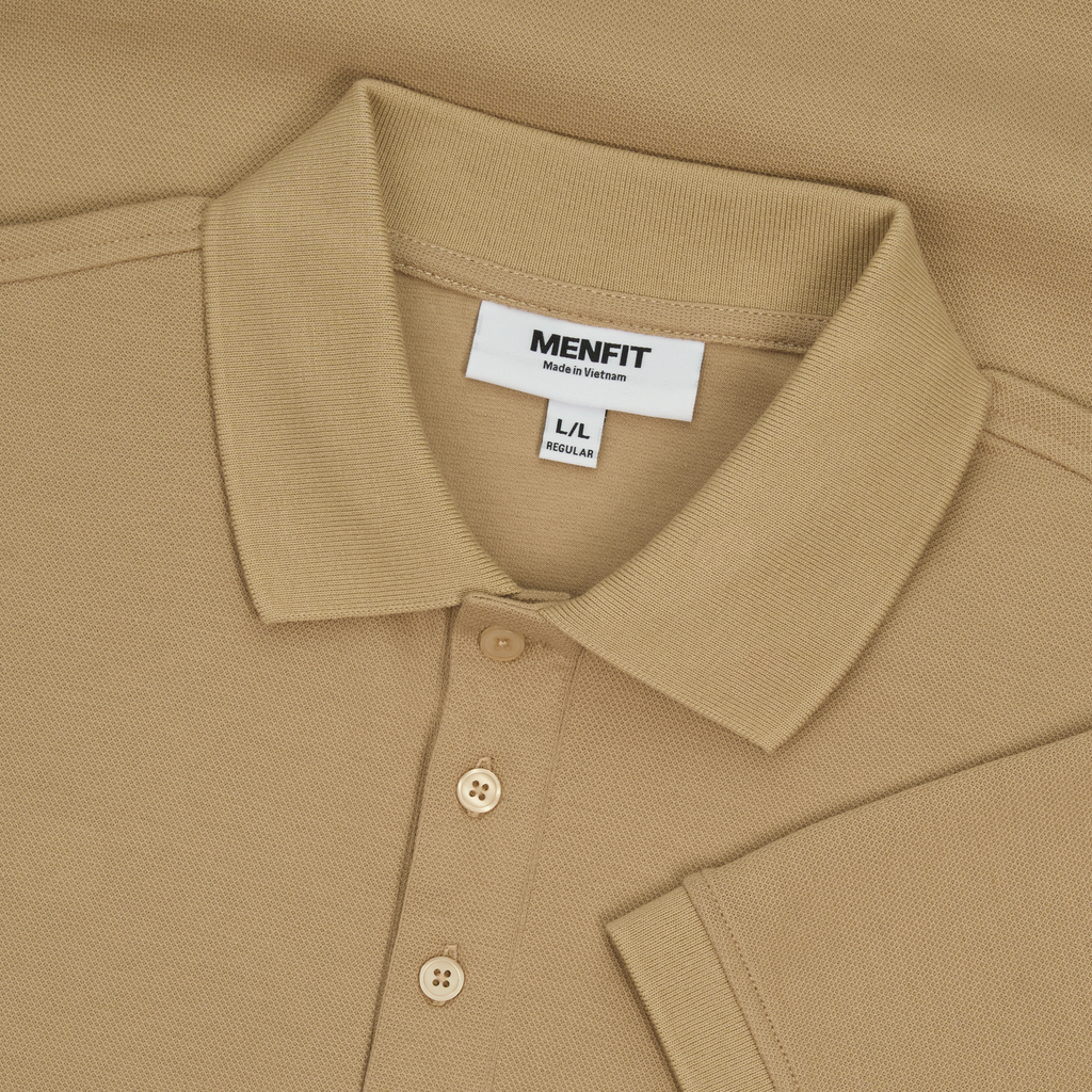  Áo Polo Cotton Trơn Form Slimfit 2410002 