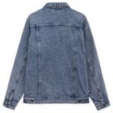  Áo Khoác Jean Nam Denim Trơn Form Regular - DC301-NL 
