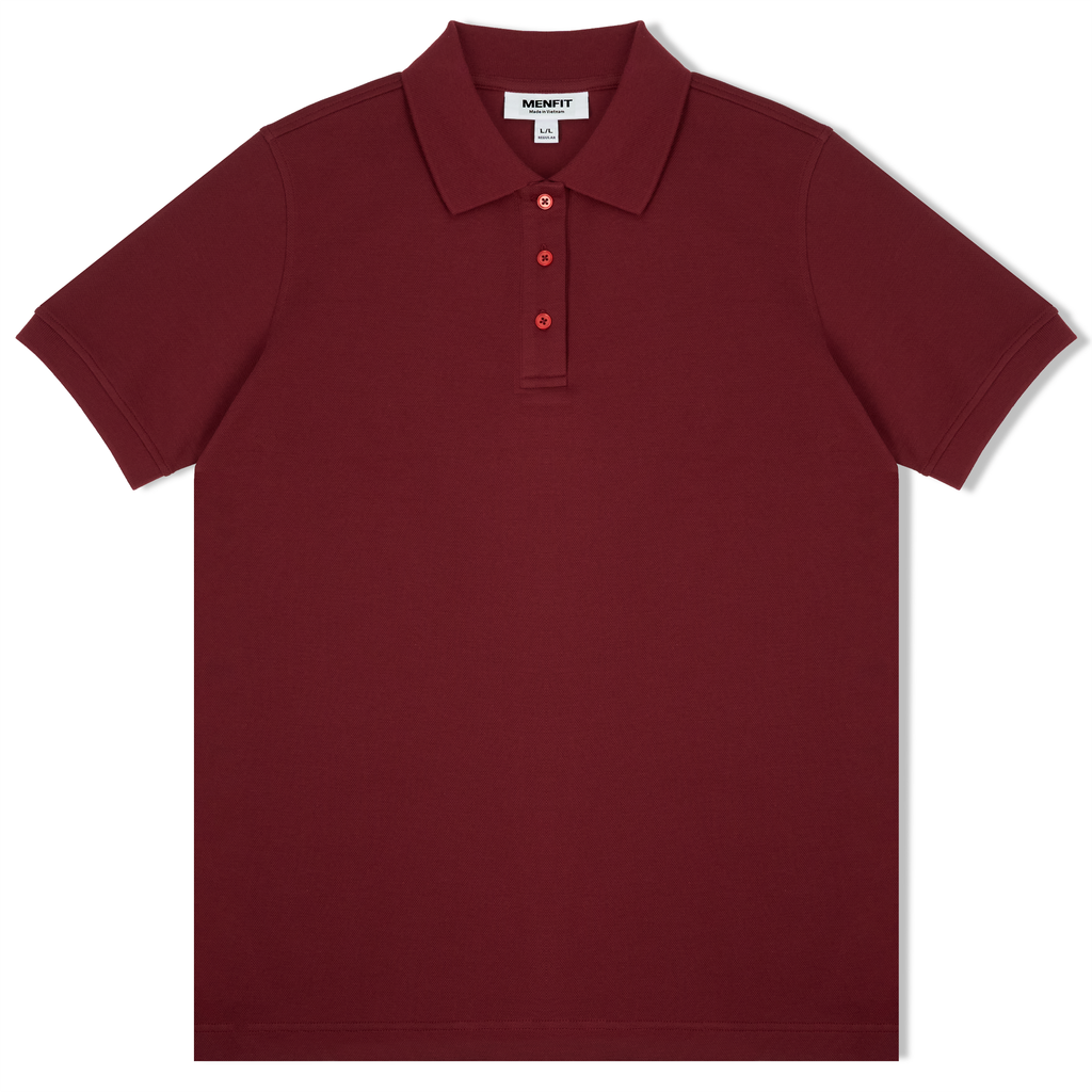  Áo Polo Cotton Trơn Form Slimfit 2410002 