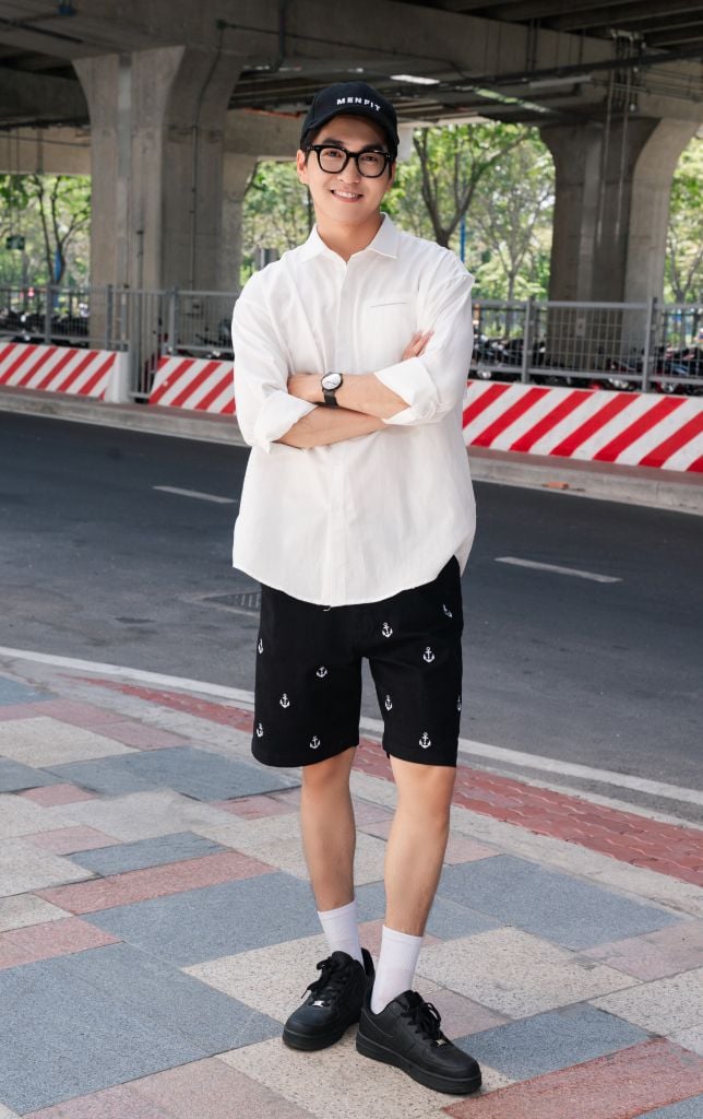  Áo Sơ Mi Tay Dài Cotton Thêu Form Oversize 2411012 