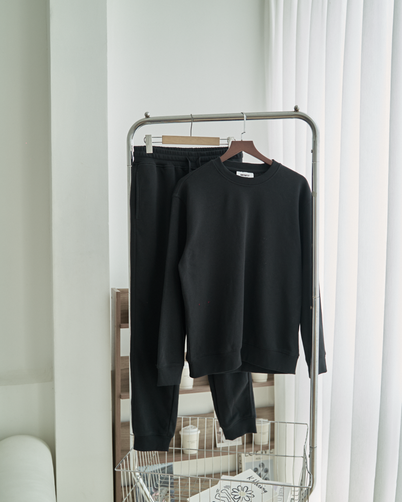  Quần Bộ Cotton Trơn Form Regular 2412013 QB 