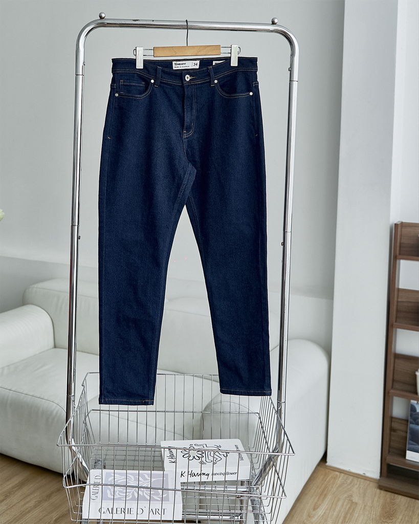  Quần Dài Jeans Trơn Form Regular 2407032 