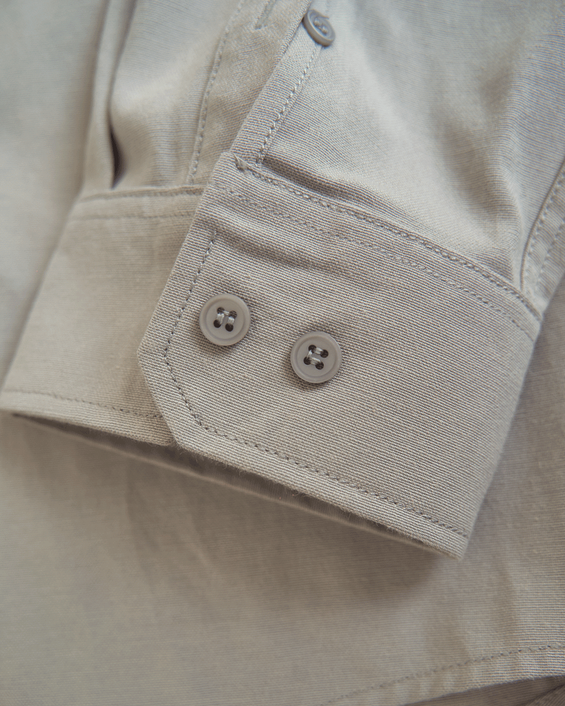  Áo Sơ Mi Tay Dài Cotton Thêu Form Oversize 2411012 