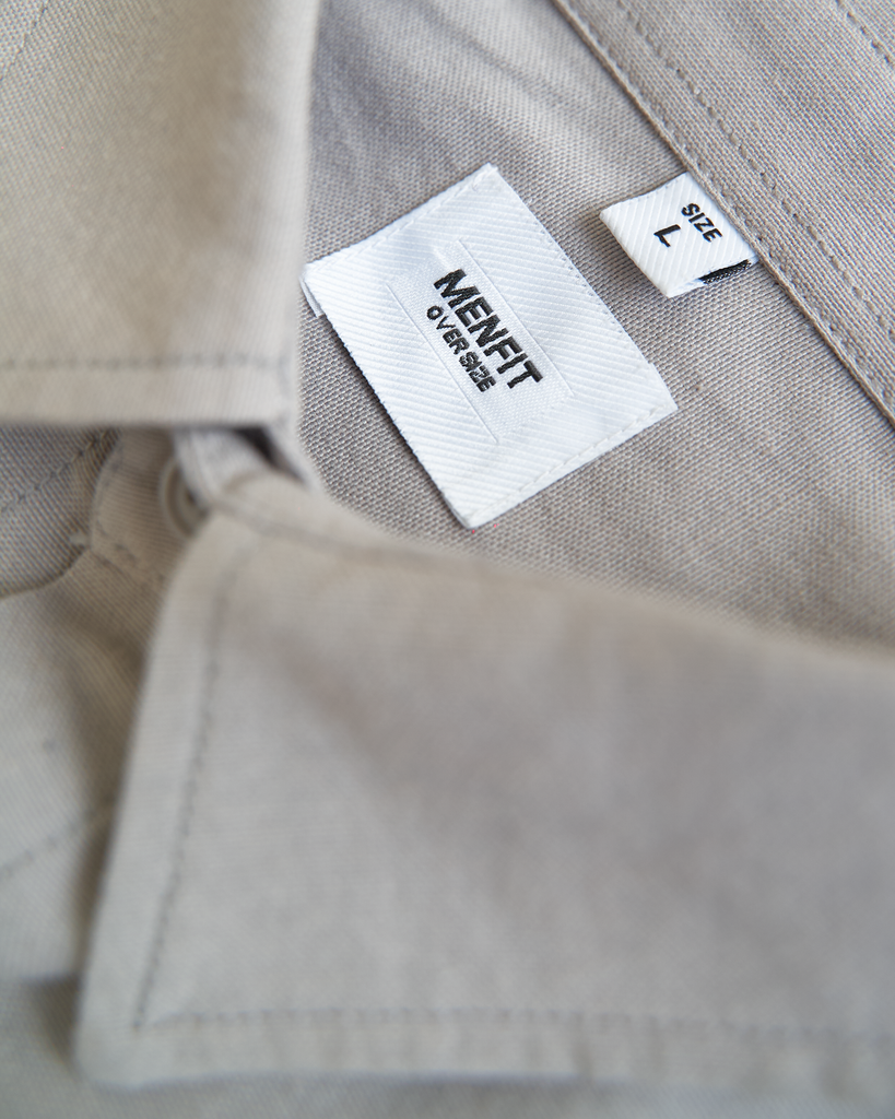  Áo Sơ Mi Tay Dài Cotton Thêu Form Oversize 2411012 