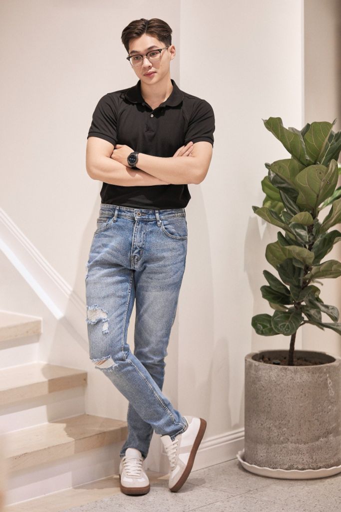  Quần Jean Nam Denim Form Slim Fit 0524 