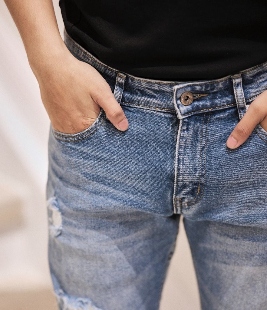  Quần Jean Nam Denim Form Slim Fit 0524 